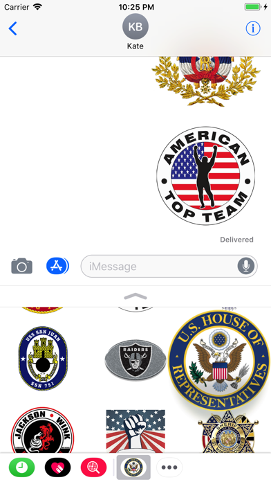 Symbols USA Stickers screenshot 3