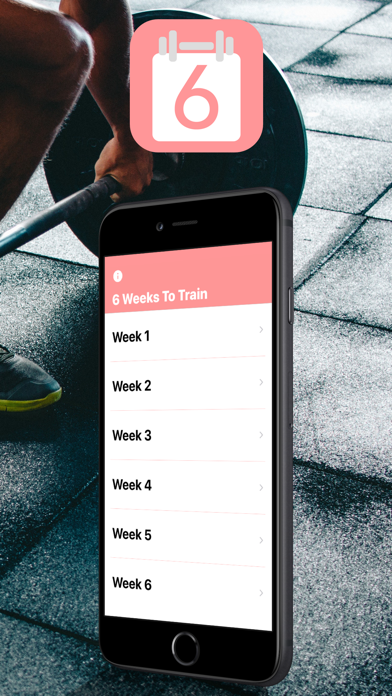 6 Weeks To Train: Fitness App screenshot 3