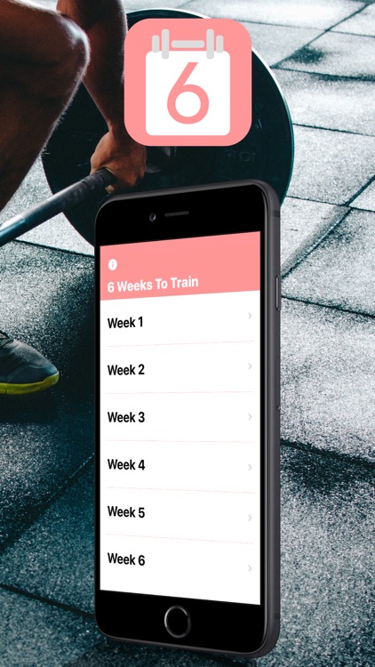 6 Weeks To Train: Fitness App