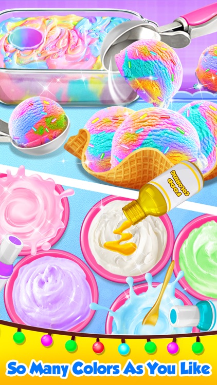 Carnival Unicorn Ice Cream
