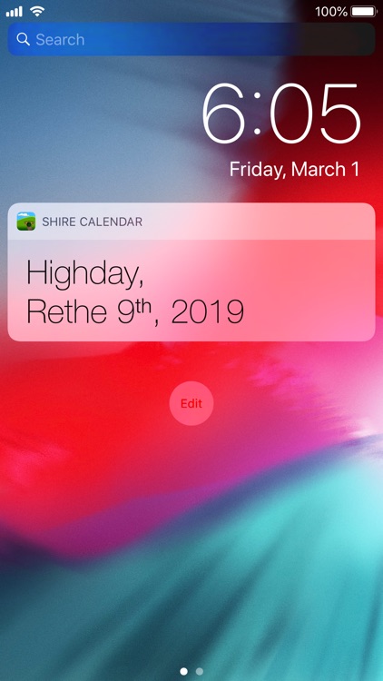 Shire Calendar