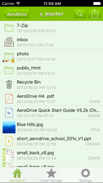 App for AeroDrive