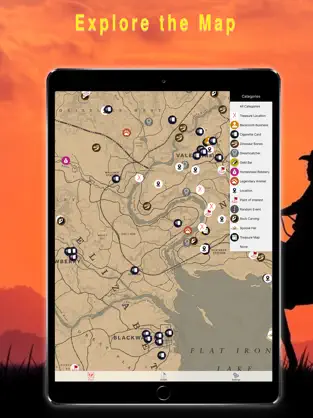 Screenshot 1 Unofficial rdr2 map & cheats iphone