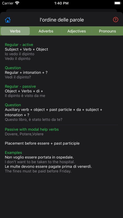 gramIT - Italian grammar screenshot-7