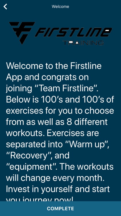 Firstline Training