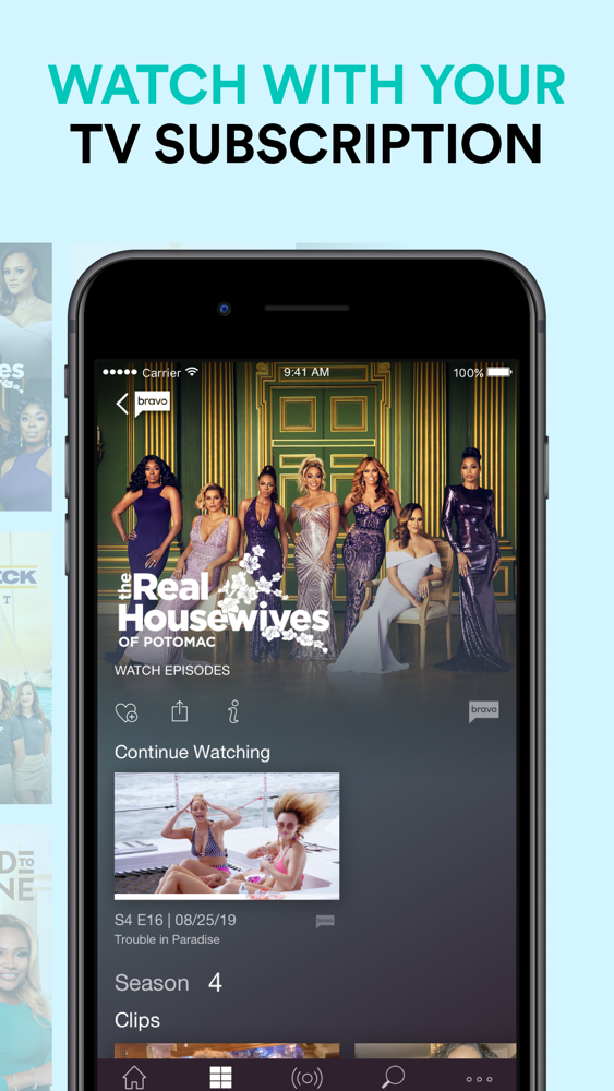 Bravo - Live Stream TV Shows App for iPhone - Free ...