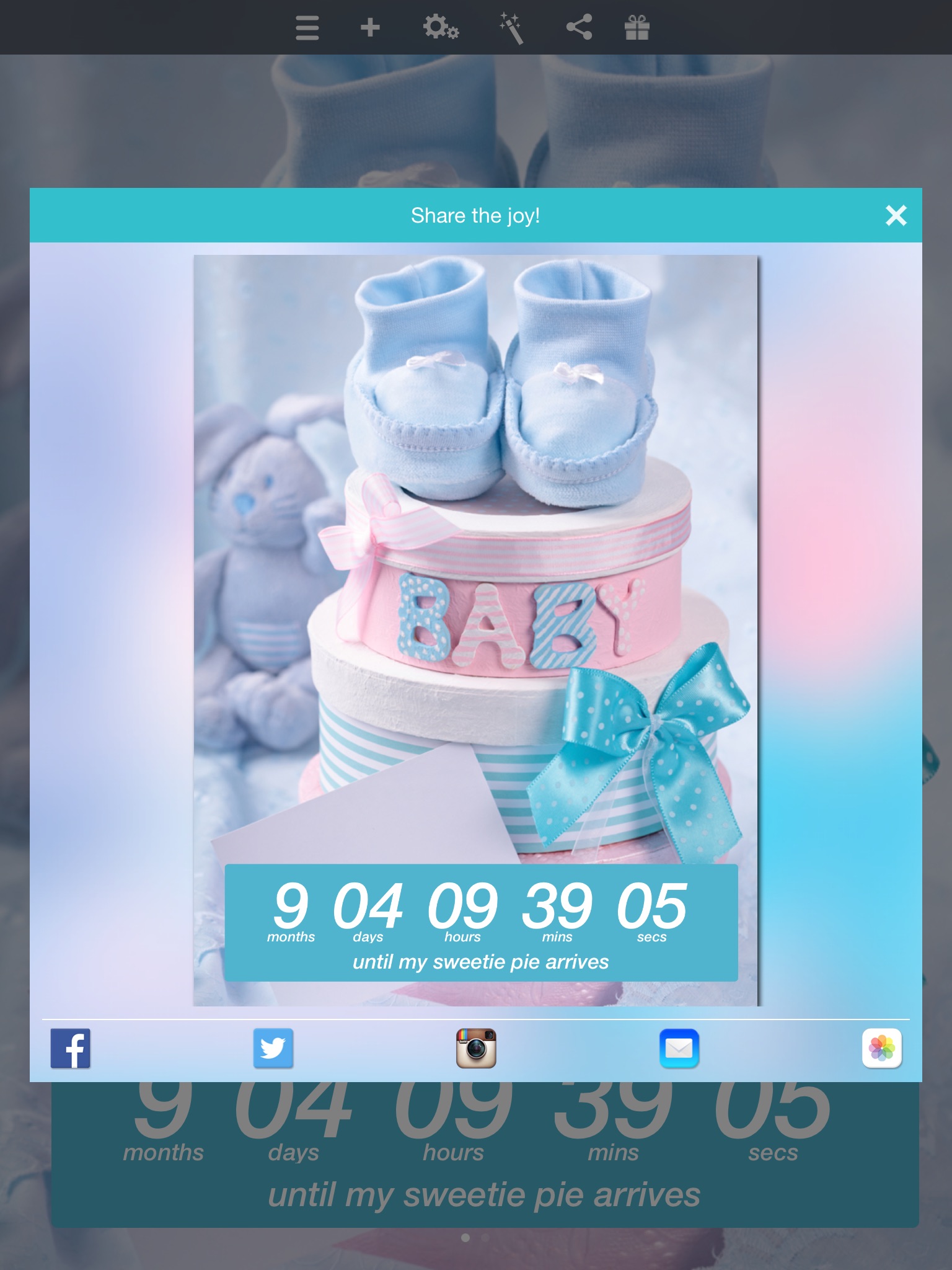 Baby Countdown  ‎ screenshot 3