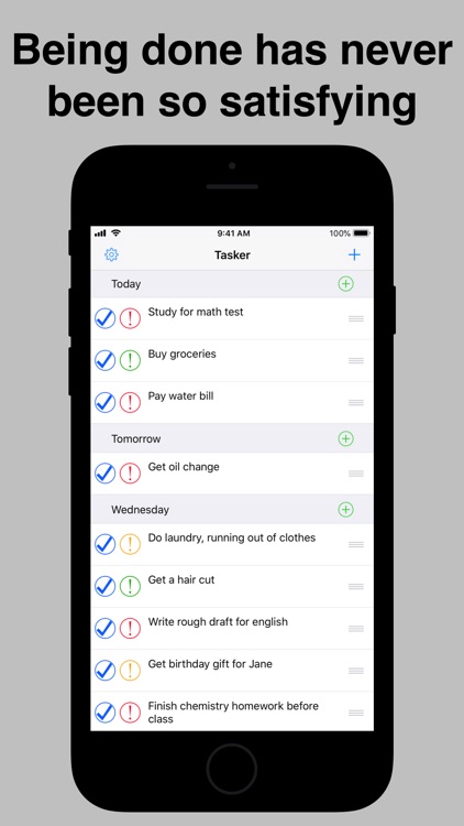 Tasker: Scheduling Life