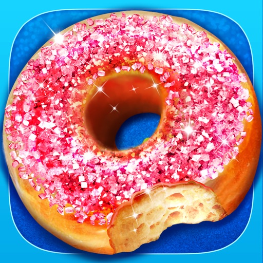 Glitter Donut - Sparkly Food Icon