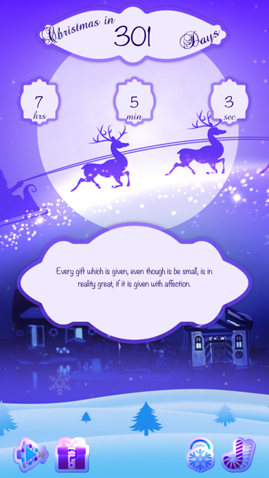 How to cancel & delete Christmas Holly Countdown Facts: Xmas Calendar with Quotes and Carols from iphone & ipad 1