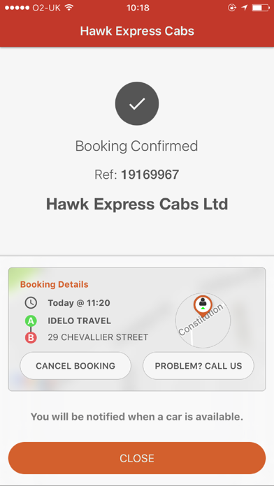 Hawk Express Cabs screenshot 4