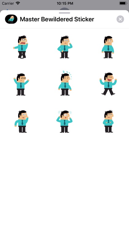 Master Bewildered Sticker