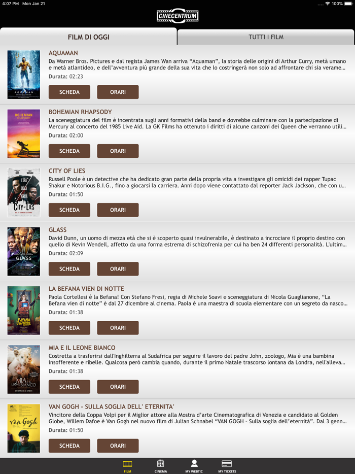 Webtic Cinecentrum Cinema