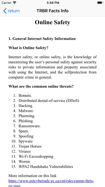 TRBR Facts Info screenshot-4