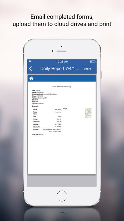 Field Service Daily Log App screenshot-4
