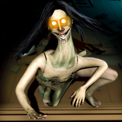 Creepy Granny Haunted House 3D Icon