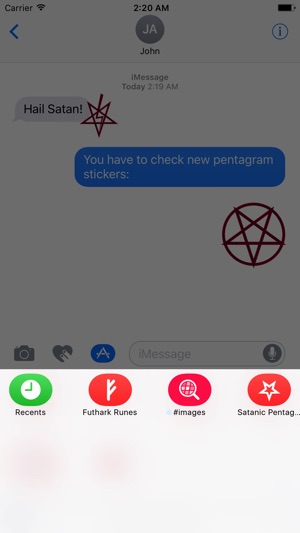 Satanic Pentagram Stickers(圖4)-速報App