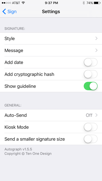 How to cancel & delete Autograph from iphone & ipad 3