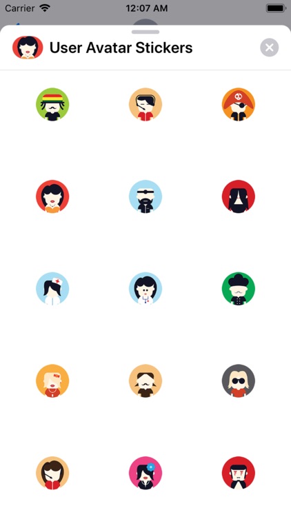 User Avatar Stickers