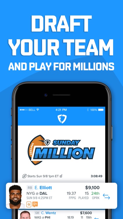 FanDuel Fantasy Sports screenshot-3