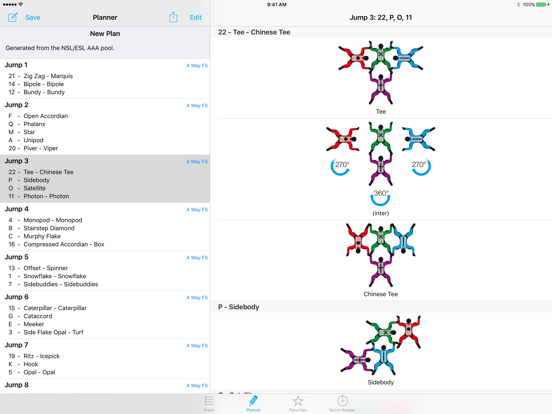 Skydive Planner screenshot