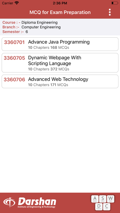 How to cancel & delete GTU MCQ B.E. 1st Year from iphone & ipad 2