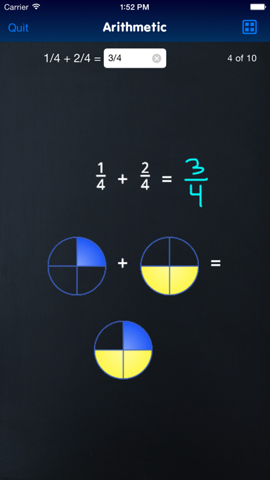 How to cancel & delete EG Classroom Fractions from iphone & ipad 2