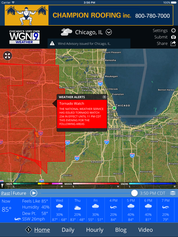 WGN-TV Chicago Weatherのおすすめ画像1