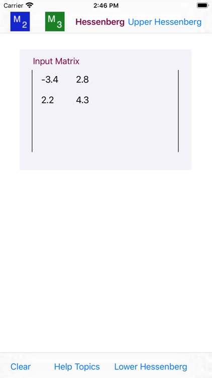 Hessenberg Matrix screenshot-6