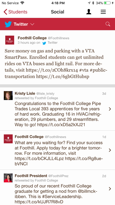 Foothill College Mobile screenshot 4