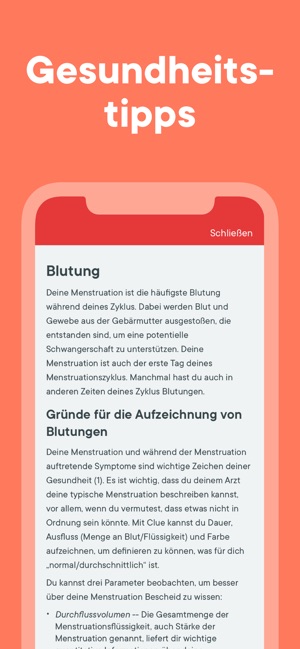 Clue Perioden Kalender Im App Store