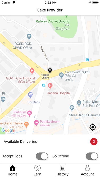 CakeDeliveryApp Provider