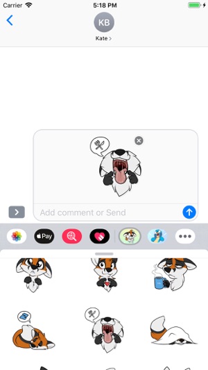 Fox Animal Stickers & Emojis(圖5)-速報App