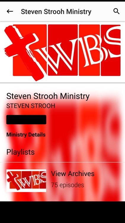 Steven Strooh Ministry