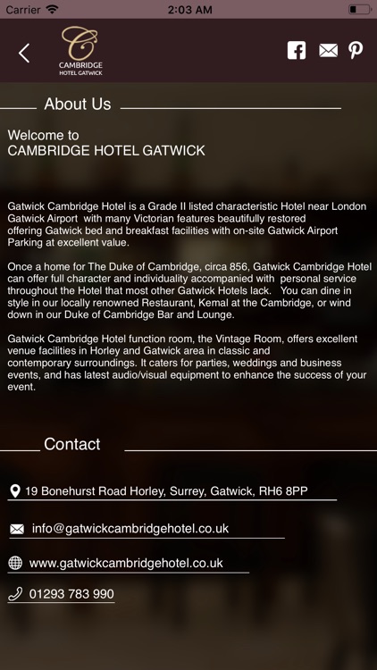 Cambridge Hotel Gatwick screenshot-5