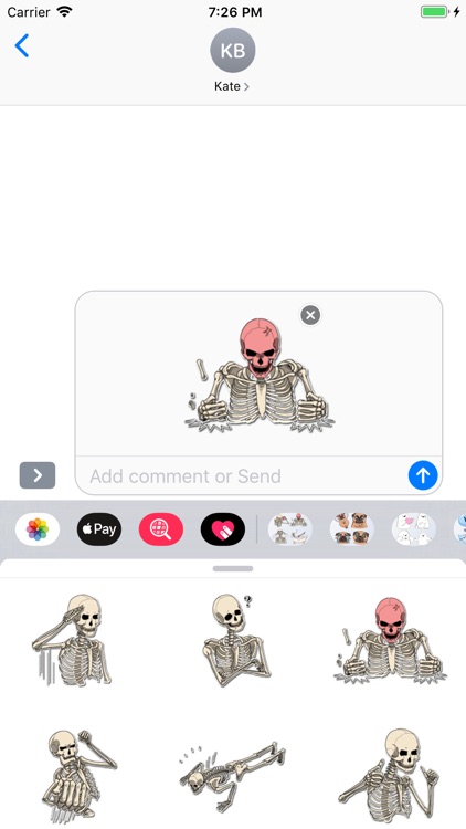 SkeletonMoji - Scary Emojis screenshot-3