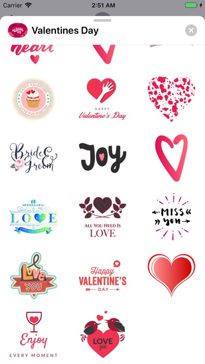 Valentines Day Love Stickers screenshot-3