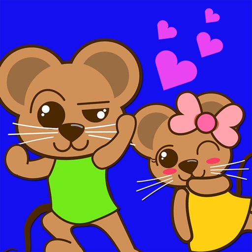 Cuty Fun Mouse Sticker