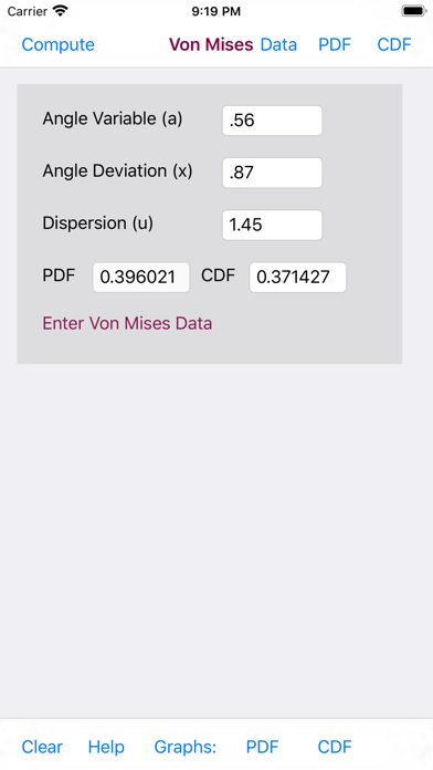 How to cancel & delete Von Mises Distribution from iphone & ipad 1