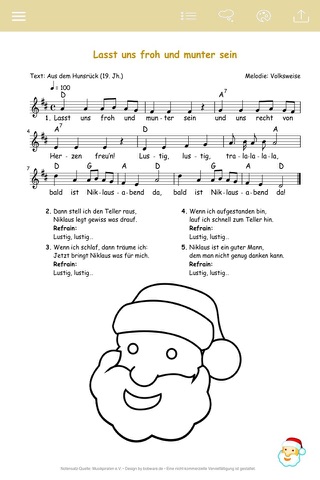 Xmas Songs in German screenshot 2