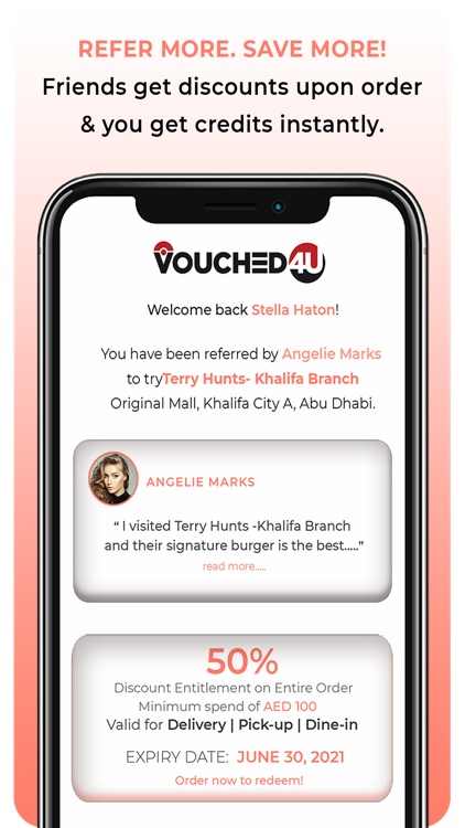 Vouched4U: Order & Recommend screenshot-4