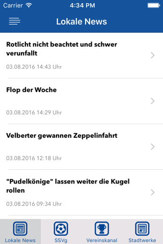 Velbert App screenshot 2