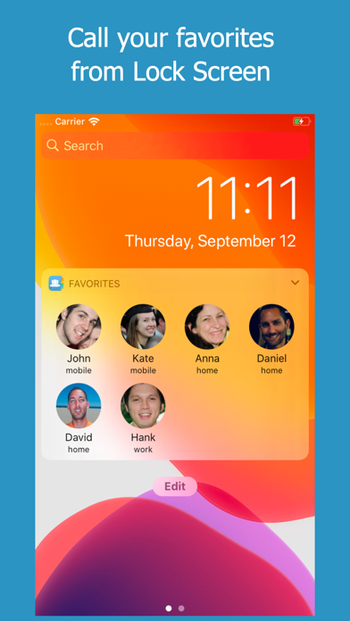 ContactsXL + Favorites Widget screenshot 2