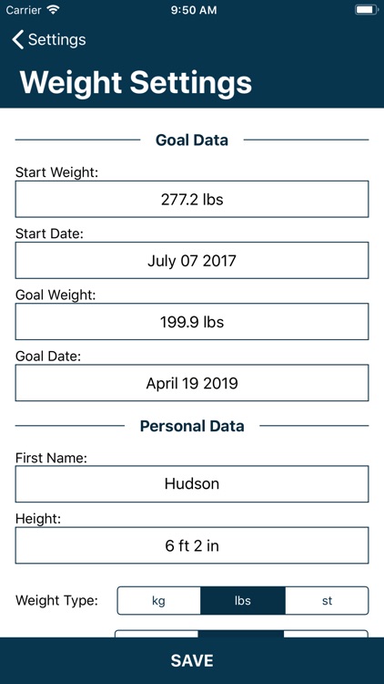 Obtain: Weight Tracker screenshot-3