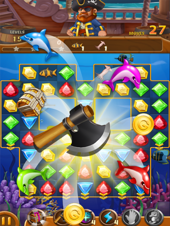 Jewels Ocean: Match3 Puzzle screenshot 4