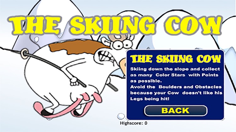 The Crazy Skiing Cow