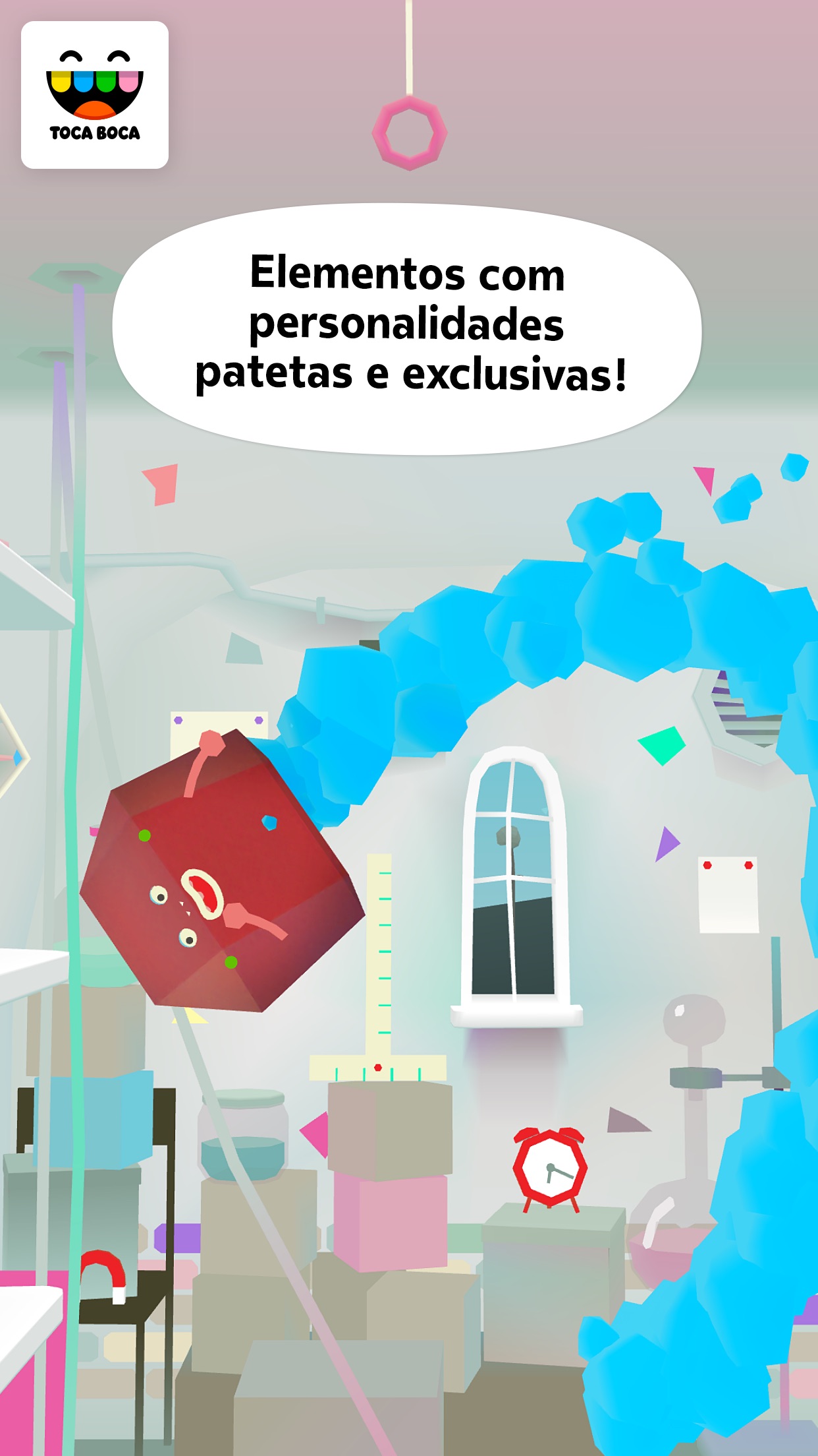 Screenshot do app Toca Lab: Elements