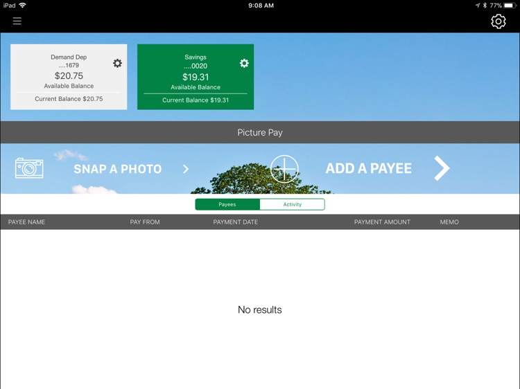 Bank of Oak Ridge Biz for iPad screenshot-3