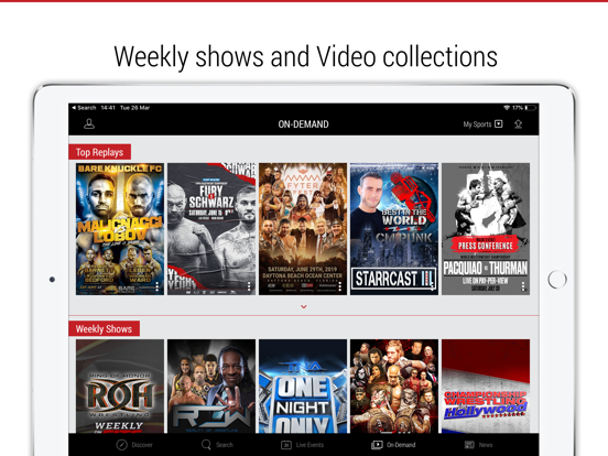 iPad Image of FITE - Boxing, Wrestling, MMA