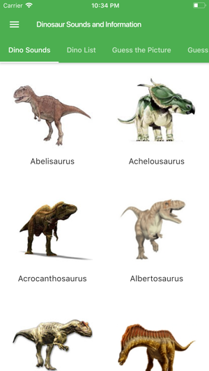 Dinosaur Sounds and Info